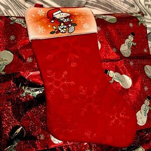 Snoopy Christmas, stocking parents new print by Disney